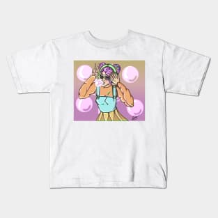 Bubblegum Girl V1 Kids T-Shirt